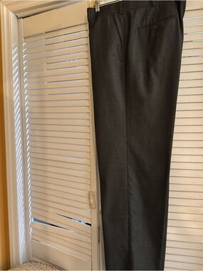 Andrew Fezza Men's Dress Pants in Dark Gray